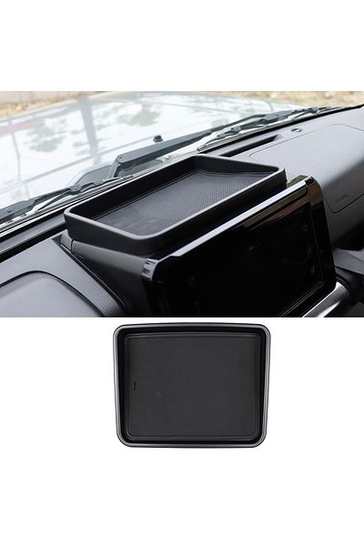 YOCTM Black Car Dashboard Storage Box Center Consoles Organizer Tray For Suzuki Jimny Jb64 Jb74 Xl 5-door