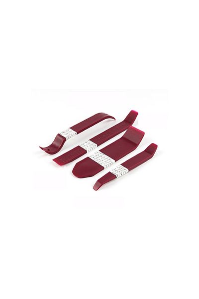 TELEHILL Purple 4pcs Car Audio Disassembly Tool Plastic Car Interior Seesaw Conversion Repairing Tool Plastic