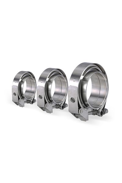 ZUIMI 63mm 2.5 Inch Stainless Steel 2.5" 3" 4" Quick Release V Band Clamp 63mm 76mm Turbo Exhaust Pipe Vb