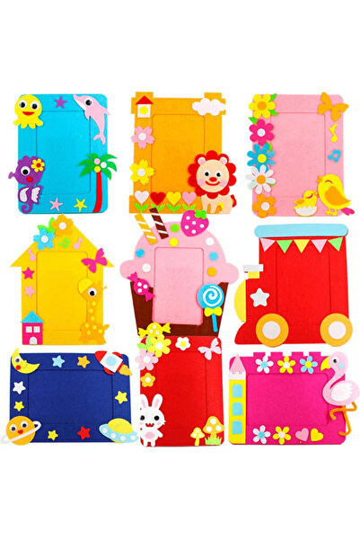 Choice 3 قطع عشوائية من 3 قطع/مجموعة DIY إطار صور حيوانات كرتونية مقاس 6 بوصات للأطفال ألعاب فنية يدوية الصنع للأطفال