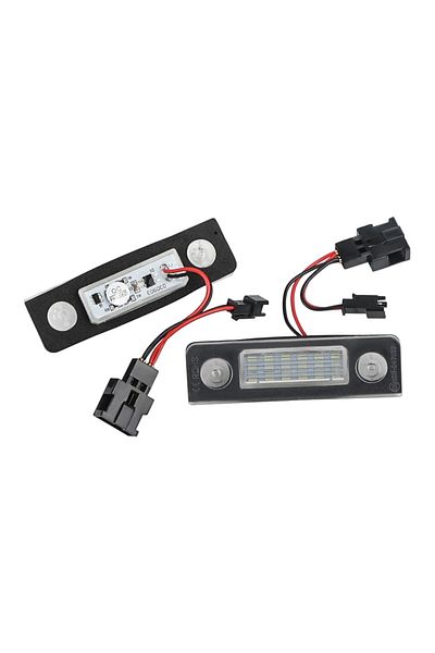 Choice White Led License Plate Lights For Skoda Octavia 2 Facelift Canbus 6500k Super Bright White Light Li