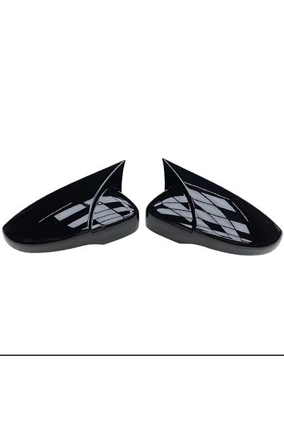 Choice 1 Pair Black 2x Side Wing Mirror Cover Caps For Vw Jetta Mk6 Volkswagen Passat B7 Scirocco Beetle Cc