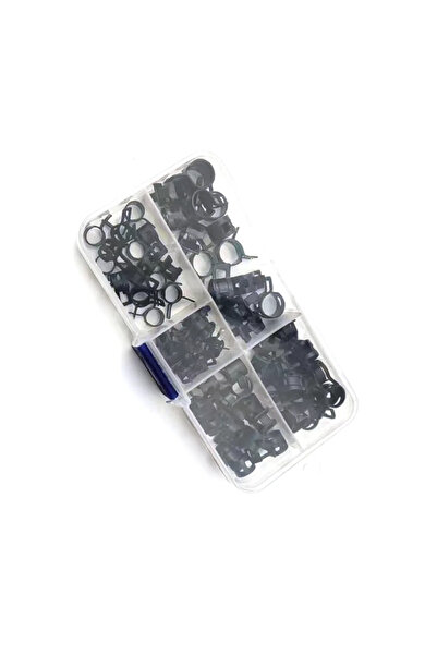 Choice 75pcs 75/80Pcs/set 6-10mm Q673B Vacuum Spring Fuel Clip Oil Water Hose Pipe Tube Clamp Black Assortm