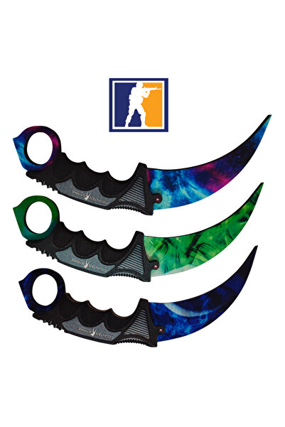 Deposundan Al Ahşap Cs-go Oyuncak Karambite (3'lü) set 7