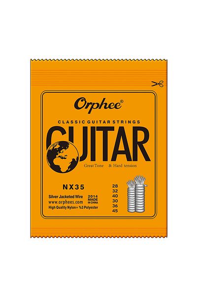 Choice Nx35 Orphee Classical Guitar Strings Silver Plated Wire Nylon Strings Nx Series 6pcs/set For Classic