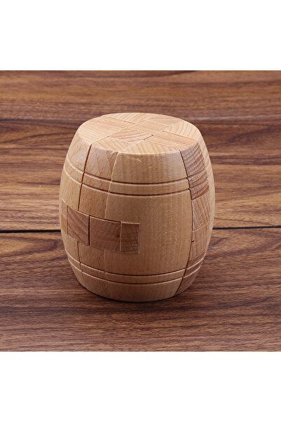 Choice قفل خشبي على شكل برميل نبيذ، ألغاز ثلاثية الأبعاد على شكل دلو، ألعاب أ...