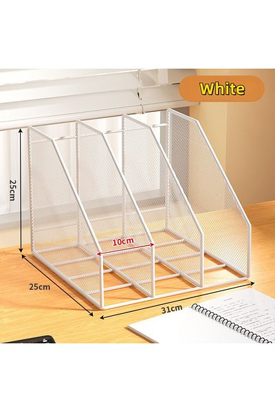 Choice Metal File Rack Office Desk Shelf Standing Desktop File Folder File Box File Storage Box Data Rac...