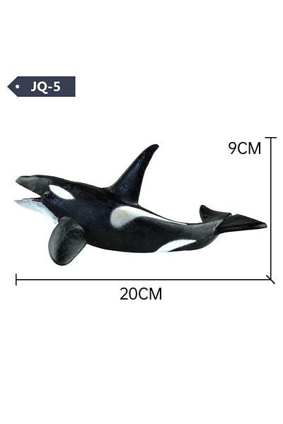 Choice Killer Whale Pvc Bionics Sea Animals Action Figures Marine Humpback Whales Shark Beluga Dolphin Deco