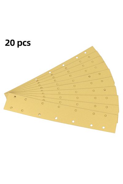 Choice 120 20 قطعة HIFESON 20 قطعة 50 قطعة 70 × 420 مم ورق صنفرة تلميع محشو قرص صنفرة حلقي خطافي للتفريغ