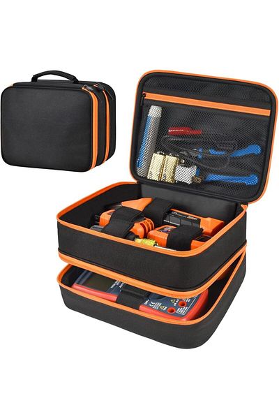 Choice Black Travel Case Bag Compatible With Klein Tools Et310 Ac Circuit Breaker, Gfci Outlet & Electrical