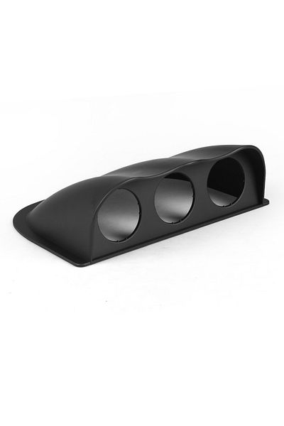Choice Triple Holder Black 2 Inch 52mm Racing Dash Board Dual Triple Gauge Pod Black Carbon Fiber Color Gau