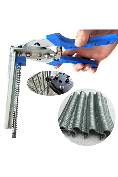 Choice1 كماشة و 600 قطعة من كماشة حلقات الخنزير الجديدة أو 600 قطعة من مشابك M ودبابيس قفص الدجاج الشبكي وسلك السياج