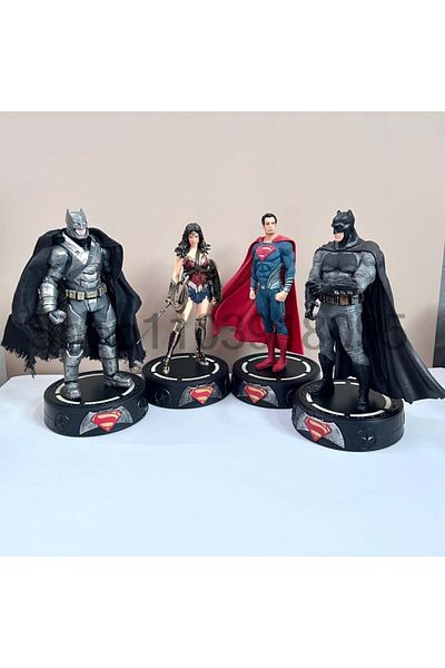 Choice LED Justice League Batman Wonder Women Superman Figure Model Toy Superheroes Figure Action Figure...