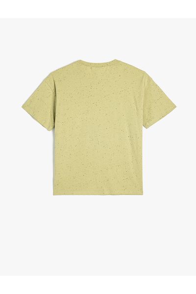 Koton Tricou de bază cu mânecă scurtă din bumbac