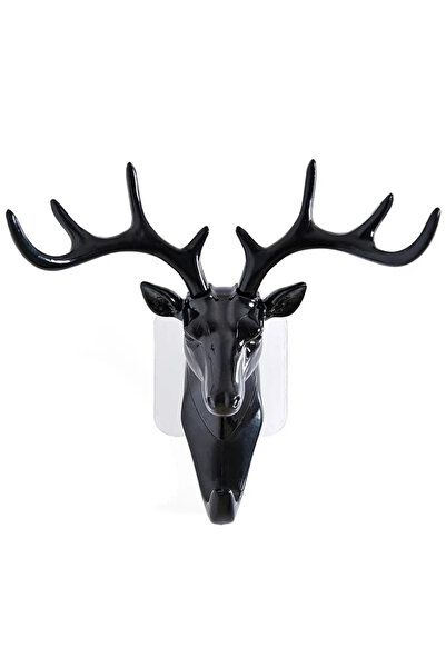 Choice خطافات نماذج الحيوانات السوداء خطاف تعليق حائطي إبداعي عتيق لتعليق الم...