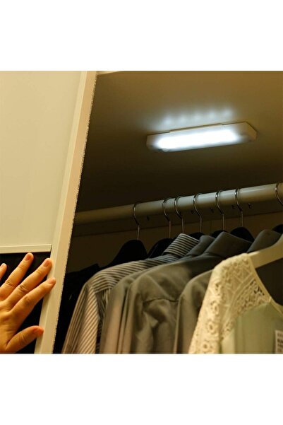 nelerbulurum PİLLİ BEYAZ COB LEDLİ DOLAPİÇİ Mutfak Tezgah Üstü AKVARYUM Banyo...