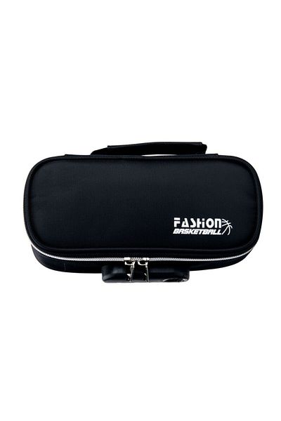 Choice Black Portable Password Lock Pencil Case Boy Canvas Pencil Bag Large Capacity Pencil Cases Student S
