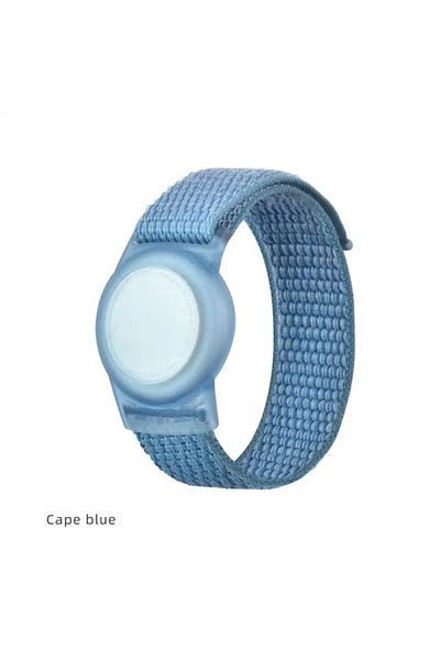 Choice Cape Blue-170mm Watch Strap For Apple Airtags Kids Wristbands Airtag Protective Sleeve Silicone Stra