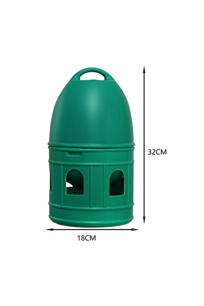 Choice موزع مياه للطيور أخضر 5 لتر 3 لتر/5 لتر، ببغاء، حمامة، بطة، حمامة، موز...