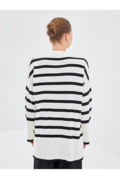 LC Waikiki Lw - Pruhovaná dámská tunika z úpletu