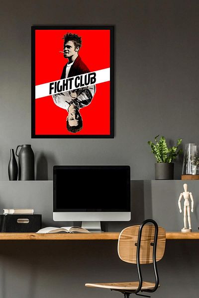 Saturn Pictură înrămată Fight Club - Pictură poster film Fight Club