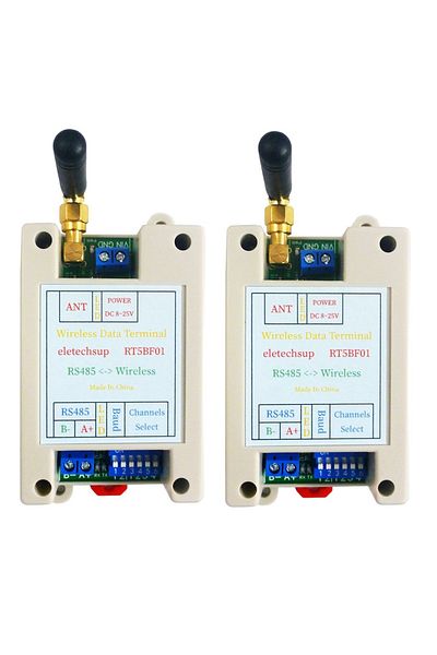 eletechsup VHF/UHF Radio 426MHz~508.5MHz Wide Range RF UART RS485 Wireless Transceiver Board Modbus RTU Mast...