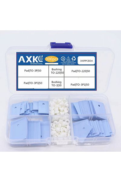 Choice 300pcs/set To-220 To-3 Bushing Transistor Insulation Pads Silicone Heatsink Shim Washer For Lapto...