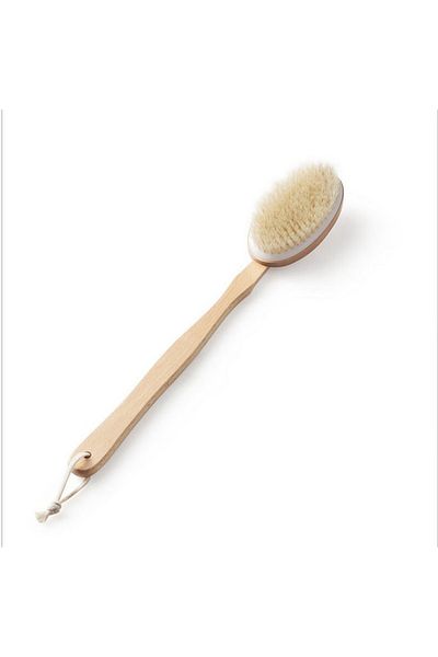 Choice 1 Bathroom Body Brushes Long Handle Bath Natural Bristles Brushes Exfoliating Massager With Wooden .