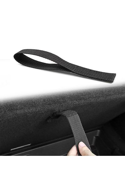 Choice Car Rear Trunk Rope Draw String Hook Loop High Strength Oxford Fabric Organizer for Tesla Model Y...