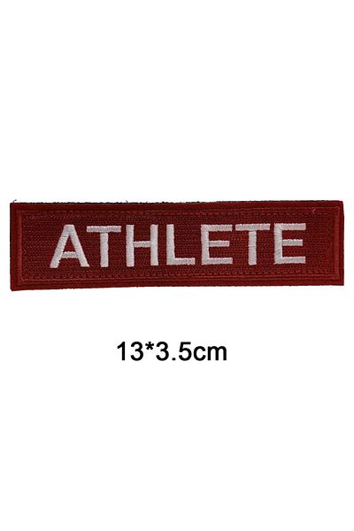 Choice Athlete Embroider 1pcs Embroidery Pvc Patches Positive Negative Tactical Badge For Backpack Athlete
