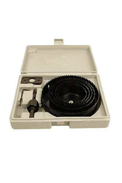 Nms Profesyonel 8 Parça Panç Seti Kartonpiyer Sunta Alçıpan Delici Testere Ta...