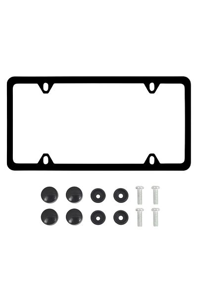 Choice Black Xclpf Obey Your Luxury License Plate Frames, 1 Pc 4 Holes Slim Stainless Steel License Plate F