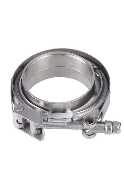 ZUIMI 63mm 2.5 Inch Stainless Steel 2.5" 3" 4" Quick Release V Band Clamp 63mm 76mm Turbo Exhaust Pipe Vb