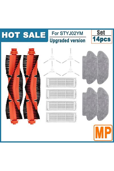 Choice As Picture For Xiaomi Robot Vacuum S10,s12 Accessories Brushes B106gl Vacuum Cleaner Accessories Hep