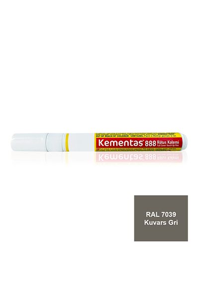 Kementaş RAL 7039 Quartz Gray Full Coverage MobTouch Up Pen Full Coverage Touch Up Pens