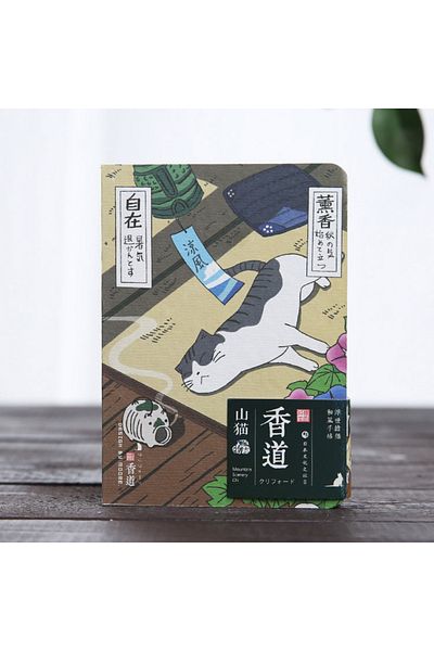 Choice Incense Creative Cartoon Cat Hardcover Notebook Planner Paper Diary Monthly Yearly Agenda Notepads S