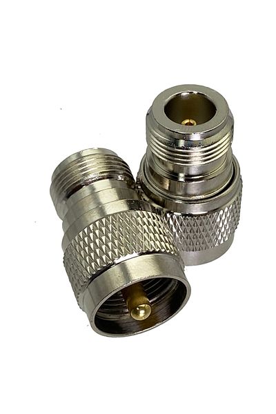 TTVXO 1Pcs N Female Jack to UHF PL259 PL-259 Male Plug RF Coaxial Adapter Connector