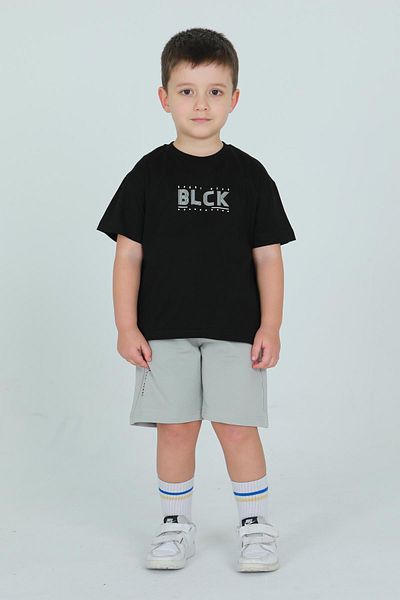 Black One Σετ αθλητικής φόρμας για αγόρια με λαιμόκοψη