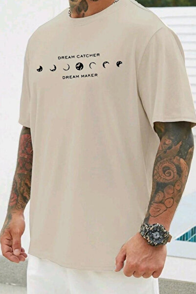 Wish BF Dream Catcher Baskılı Oversize T-shirt