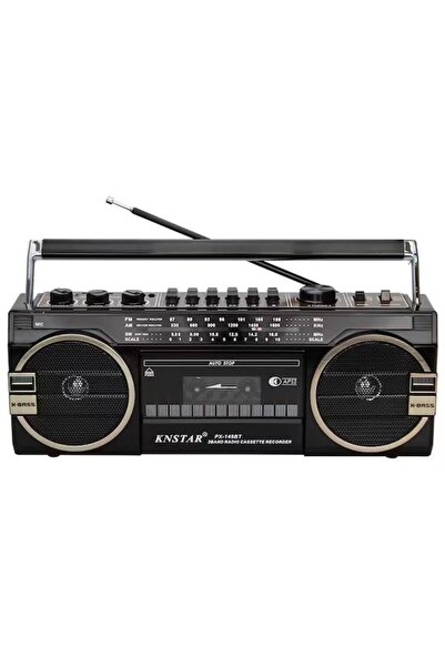 Nostaljik Lezzetler Nostalji Tasarımlı Kaset Ve Müzik Çalar Knstar PX-149 Kas...