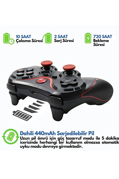Abbruch Kablosuz Bluetooth Telefon Tutucu Oyun Kolu Pc/android/iphone/android Tv/tv Box/ps3 Joystik Gamepad
