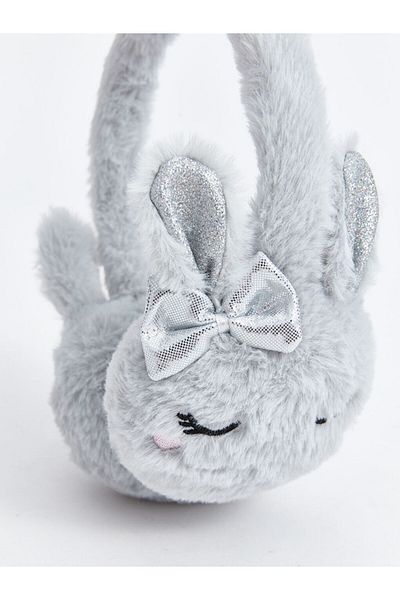 LC Waikiki Lcw Accessories Plush Girl's Earmuff with Rabbit Figure
