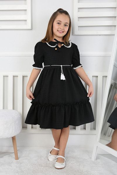 My Kids Wear Rochie pentru fetiță Seersucker Fabric