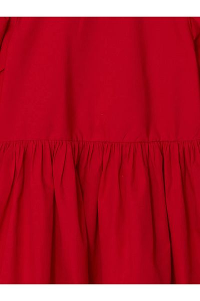 LC Waikiki Lcw Kids Red Crew Neck Girl's Dress