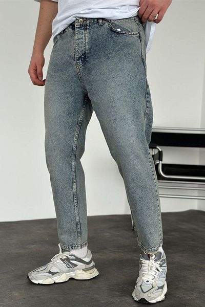 MADZEYMODA Ανδρικό Boyfriend Mold Blue Jean Jeans Παντελόνι KE-683