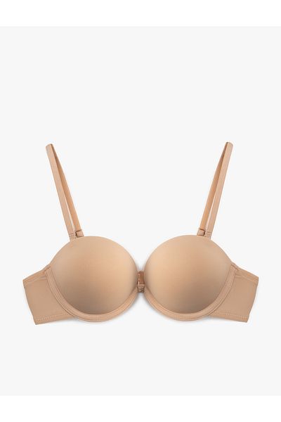 Koton Extra Padded Supported Bra with Detachable Straps