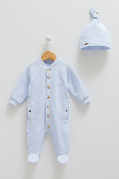 Caramell ERKEK BEBEK TULUMU SAPKALI %100 PAMUK (1-3 , 3-6 AYLAR PATİKLİ 6-9 ,...