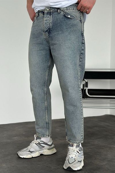 MADZEYMODA Ανδρικό Boyfriend Mold Blue Jean Jeans Παντελόνι KE-683