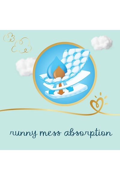 Pampers Premium Care Newborn Taped Diapers, Size 1, 176 Count