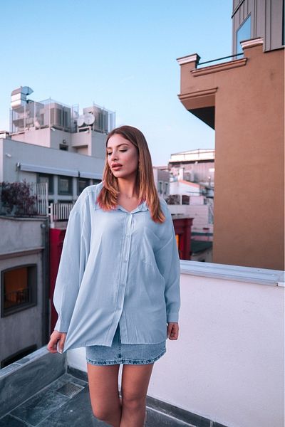 Ekim Store Cămașă oversize modal de sezon nou